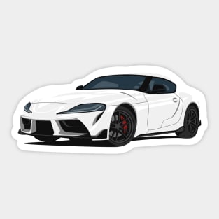 Supra 5th Generation GR A90 white Sticker